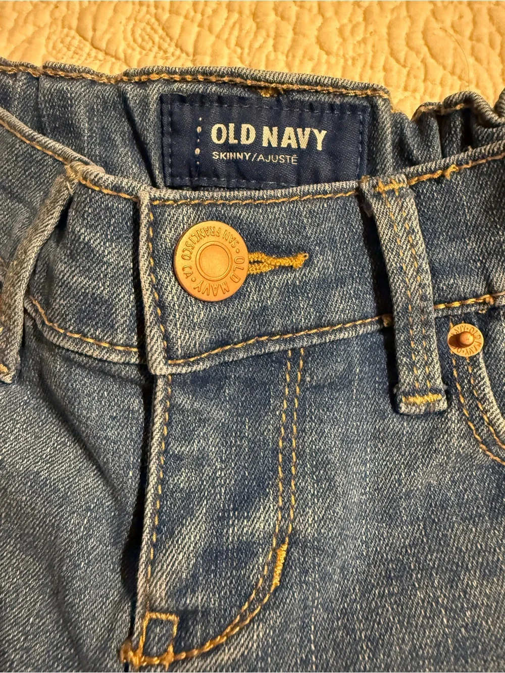 Old Navy Girls Blue Slim Fit Jeans